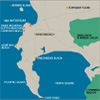 Map of tourist atractions in Cape Town